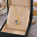 Gold necklace for girlfriend