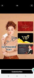 Customizable PET Plastic Card, Personalize Your Exclusive Card, Waterproof PET Material Card, Suitable For Shopping Mall Promotion Cards, Store VIP Cards, After- Service Cards, Job-Specific Business Cards, Team Cards, Postcard Gifts For Friends, School Su