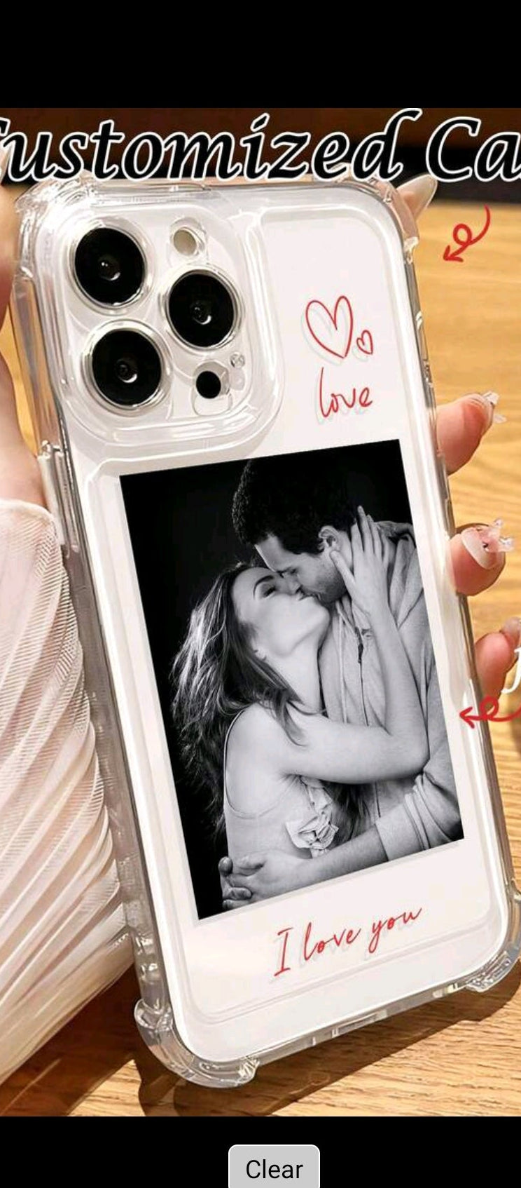 Heart Element Shockproof Customized Photo Fashionable Personalized Photo Phone Case Suitable For Couples Anniversaries Birthdays Personal Portraits Friendship Pets Compatible With A13 A14 A15 A16 A33 A34 A35 A52 A53 A54 A55 S20 S21 S22 S23 S24 S25 Ultra P