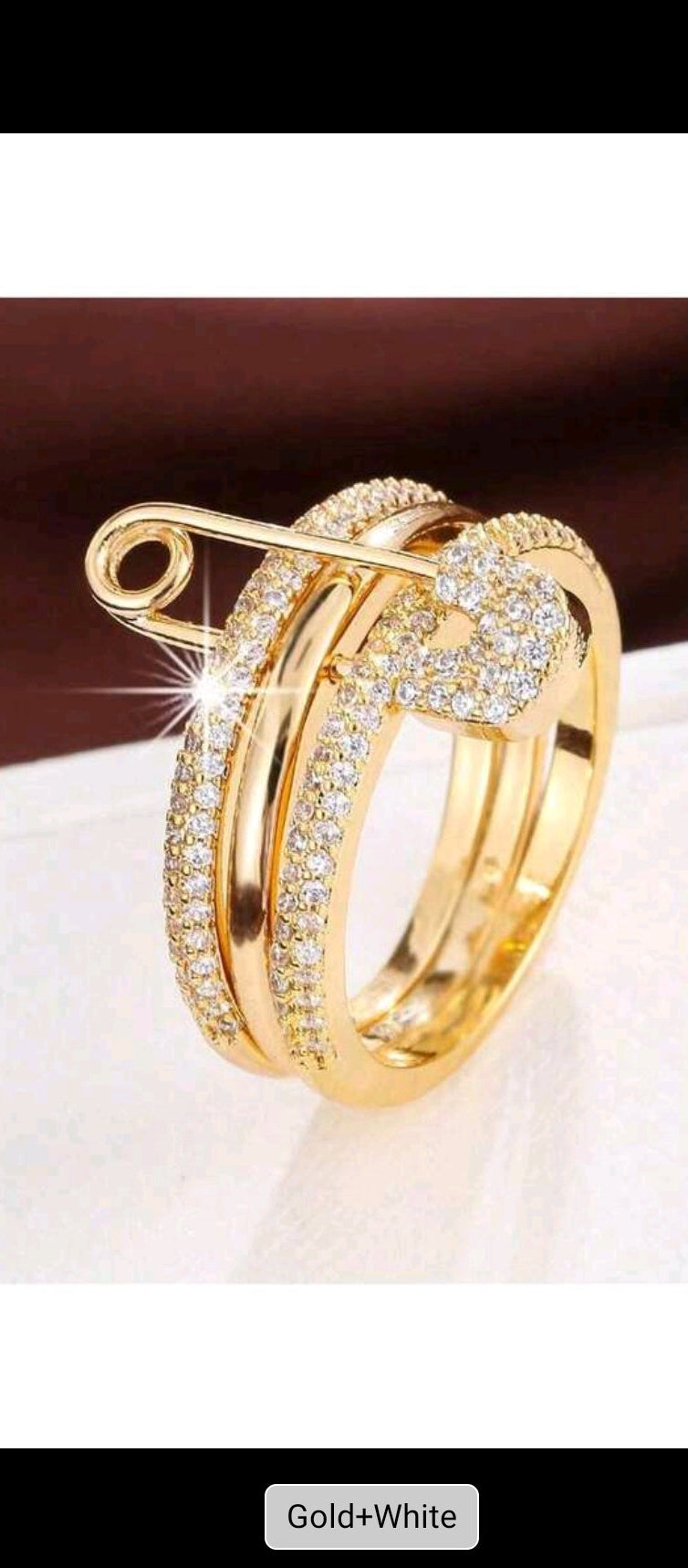 1pc Chic Multi-Layer Ring With Paved Shining Zirconia, Pick Your Preferred Color To Match Daily Outfits And Party Accessories