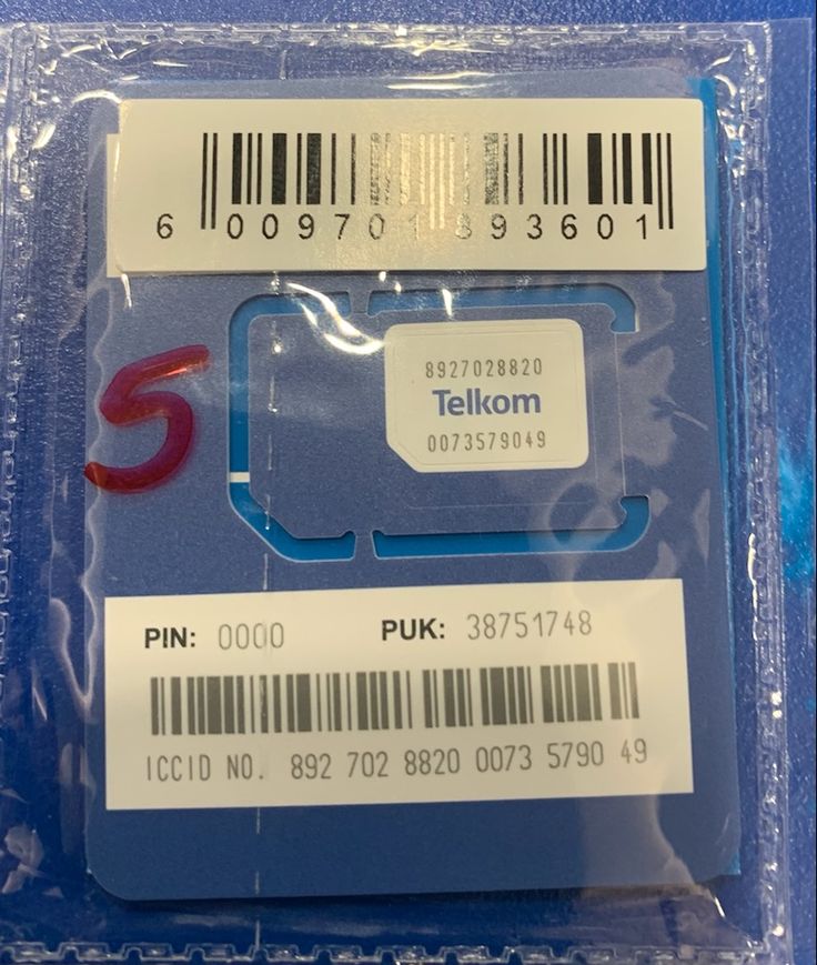 Brazil physical SIM card
