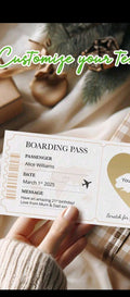 Customized Personalized Scratch Cards, Boarding Passes, Vacation Scratch Cards, Surprise Travel Scratch Cards, Vacation Gifts, Surprise Vacation Destinations, Gifts For Vacation Parties ,For Family, Birthday Reveal, Pregnancy Reveal Gift