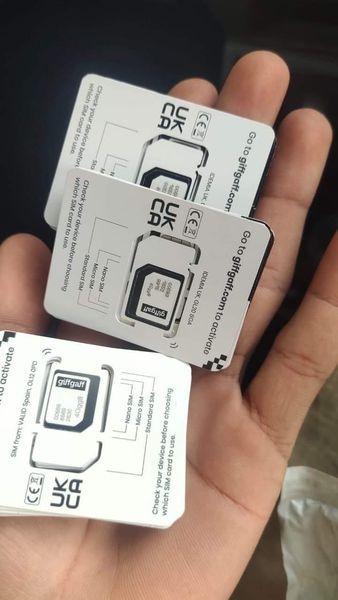 Uk physical SIM card